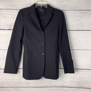 ZARA woman 3 button black blazer size 4